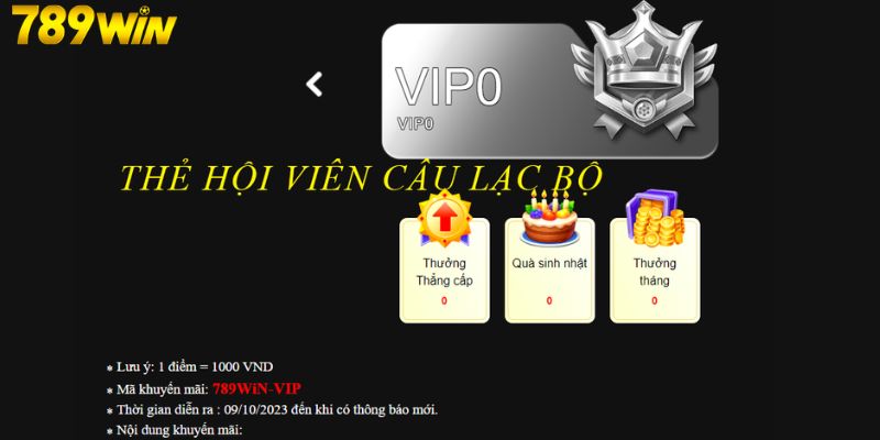 Giới thiệu câu lạc bộ vip 789Win 